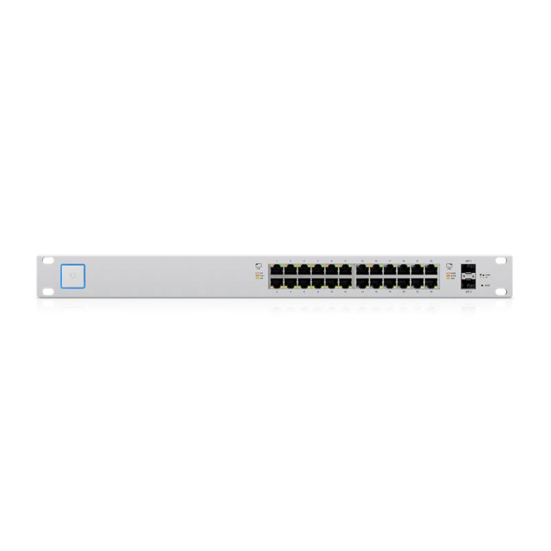 UBNT US-24-250W 24 PORT GIGABIT+2X1GB SFP+ CONSOL PORT 802.3AT/AF YÖNETİLEBİLİR 250W RACKMOUNT POE SWITCH 