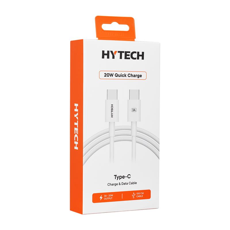 HYTECH HYTECH HY-XTP22 1MT 3A TYPE-C TO TYPE-C HIZLI DATA VE ŞARJ KABLOSU Resim-2