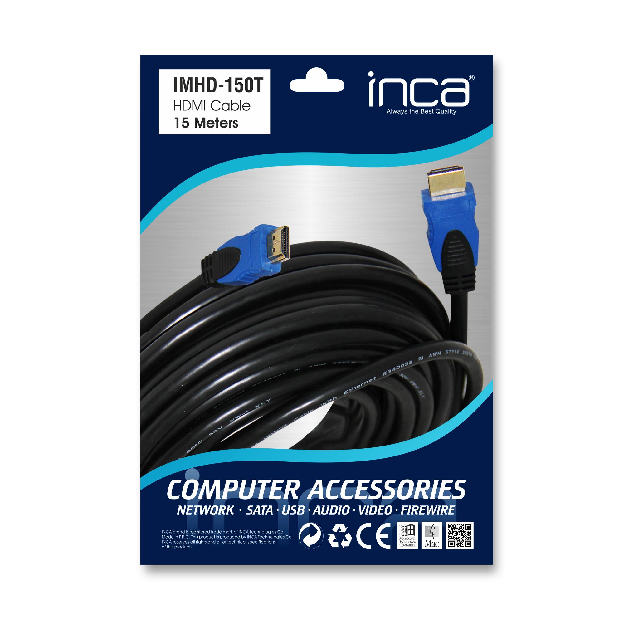 INCA IMHD-150T 15MT 4K 1.4V 3D ALTIN UCLU HDMI KAB. 