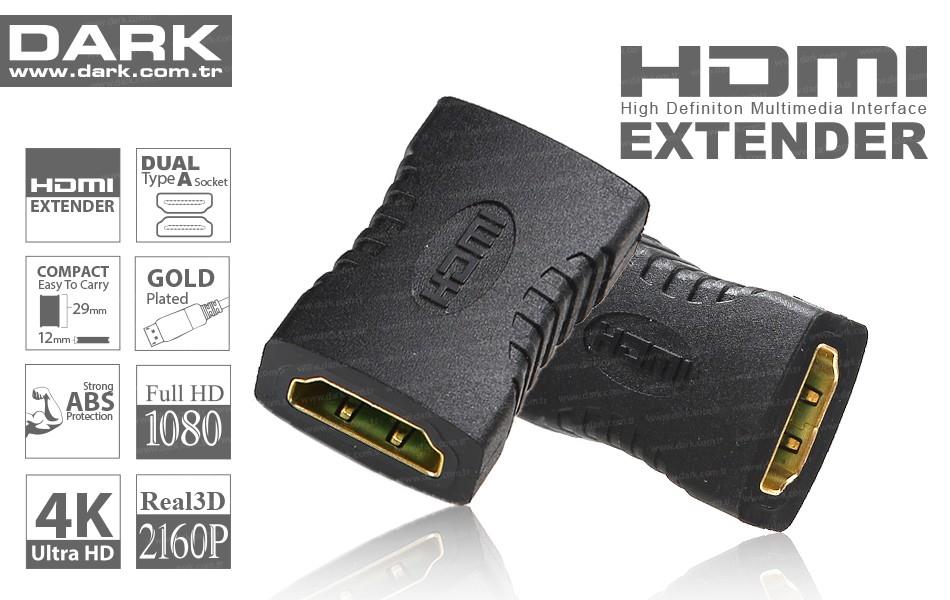 DARK DK-HD-AFXF HDMI DİŞİ TO HDMI DİŞİ DÖNÜŞTÜRÜCÜ 